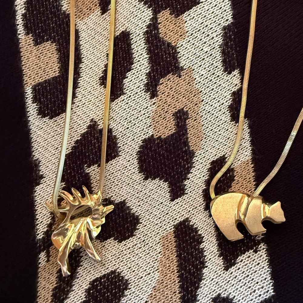😍Gorgeous Sam Ferraro 1991 14K Gold Bear Pendent Reasonable Offers B4 Its Gone!